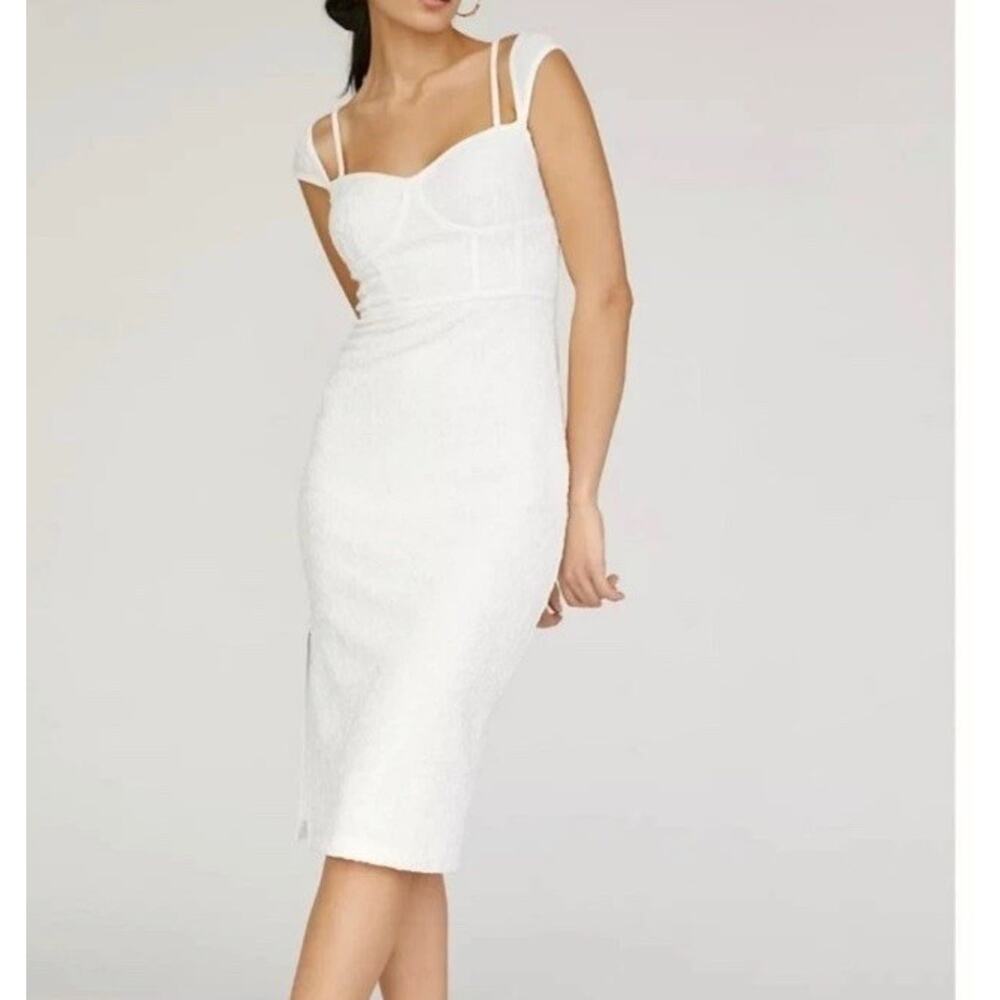 Anthropologie Textured Knit Midi Dress Size M